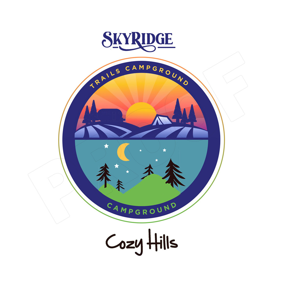 Graphic Design by DA. for Cozy Hills Campground | Design #34315235