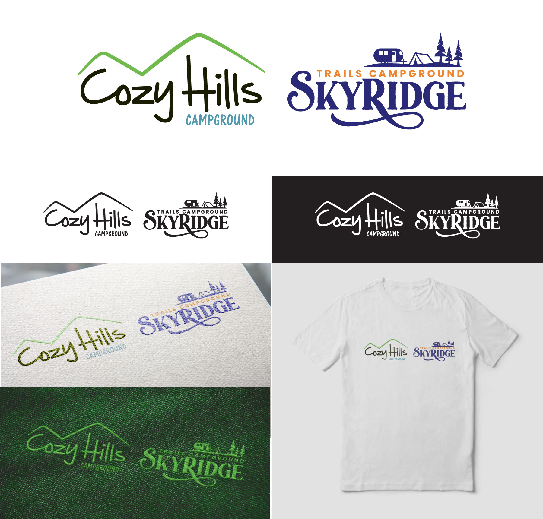 Graphic Design by Fajr. for Cozy Hills Campground | Design #34312233