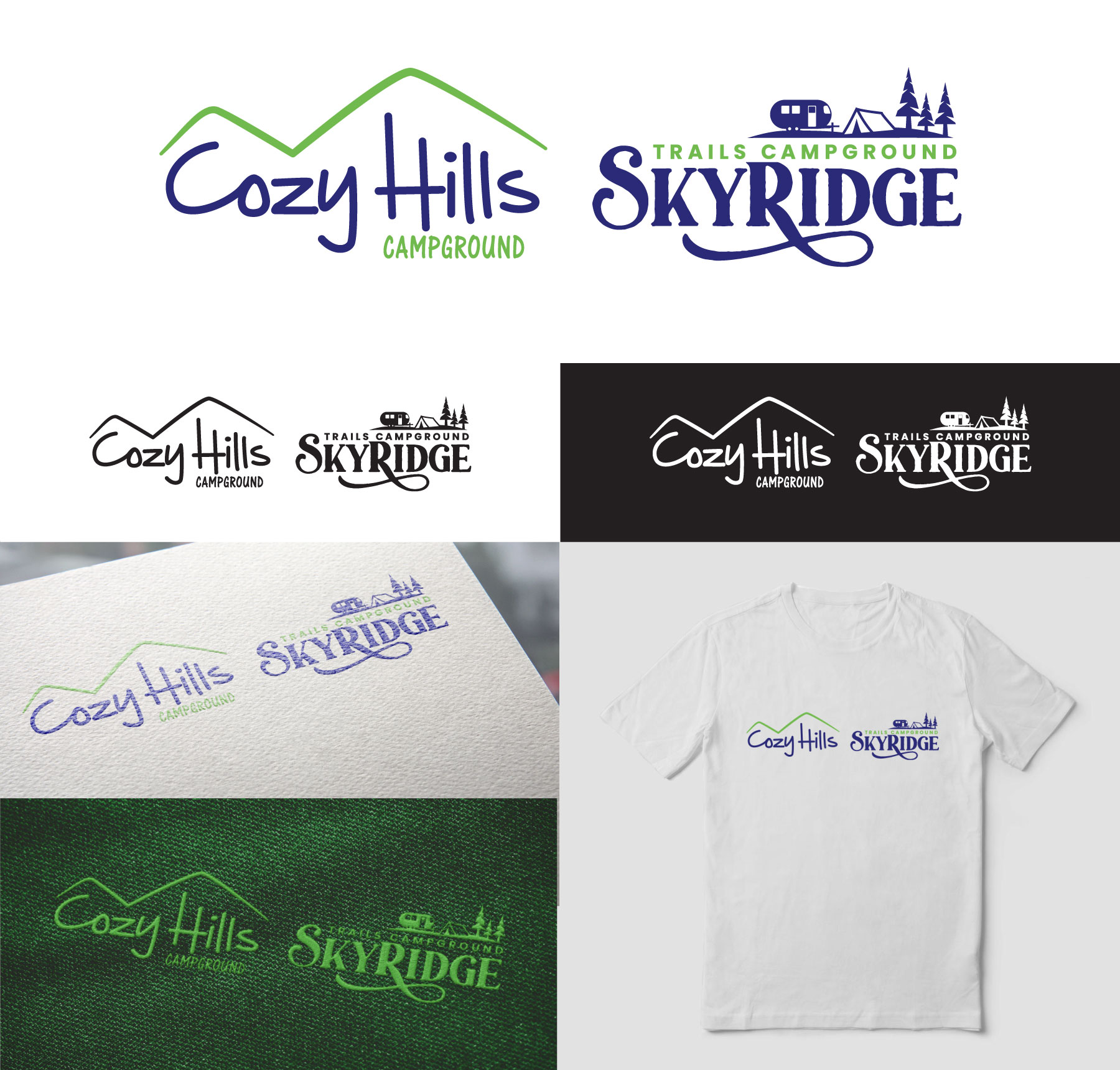 Grafik-Design von Fajr. für Cozy Hills Campground | Design #34319124