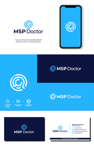 Logo Design by Zaid Al Faqih for MSP Doctor | Design: #34355876