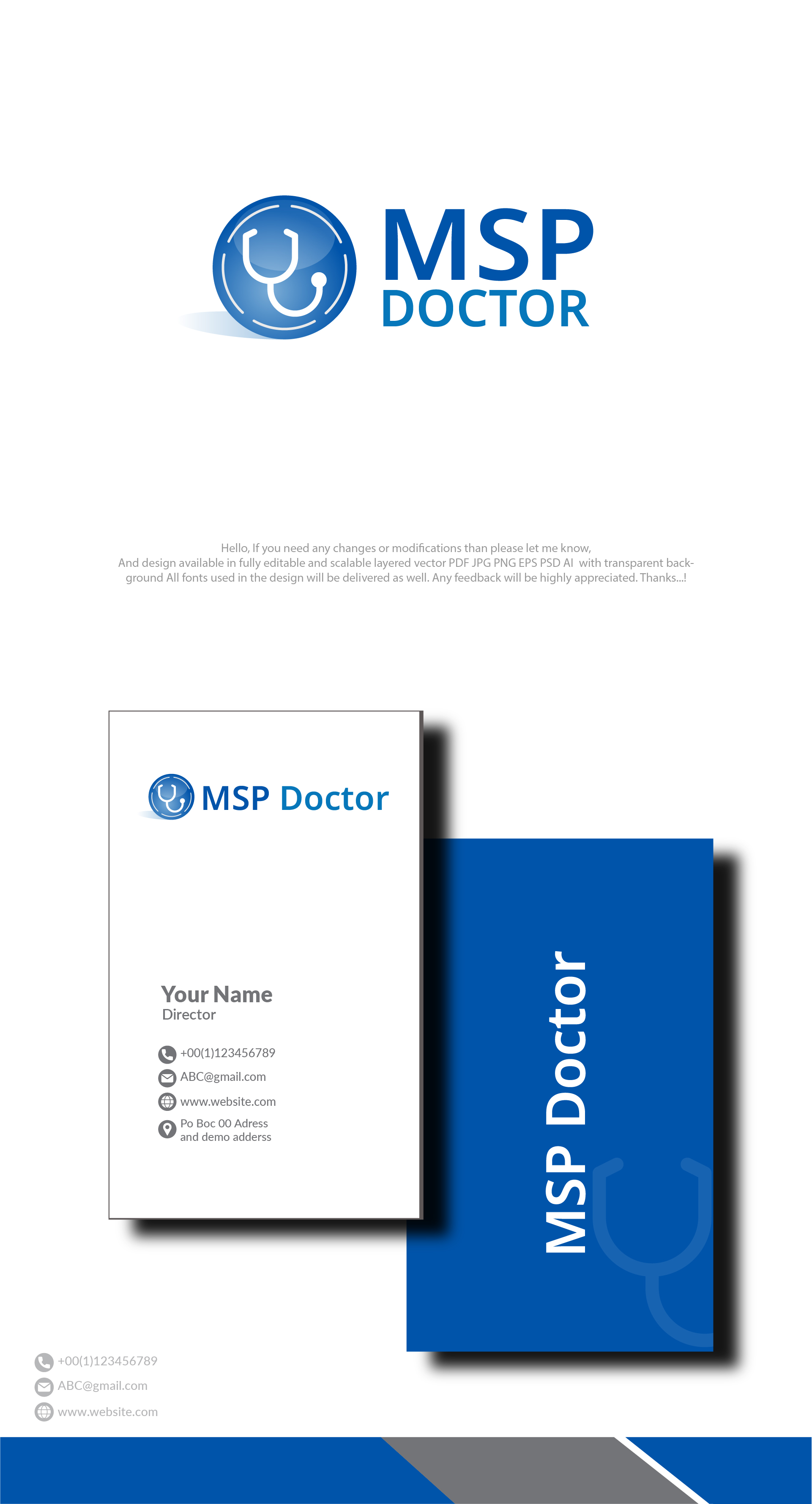 Logo Design by Alamin7230 for MSP Doctor | Design #34314675