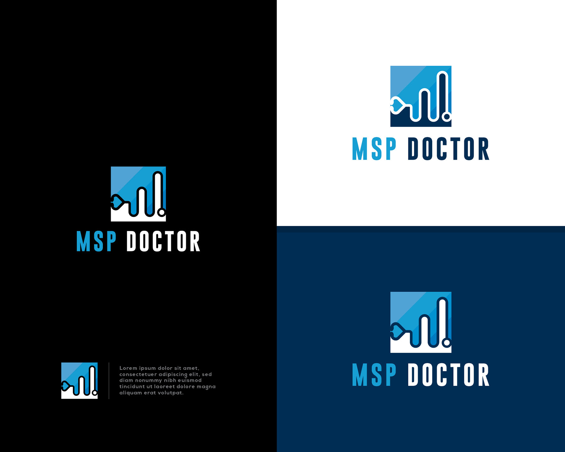 Logo Design by Deziners Zone for MSP Doctor | Design #34315181