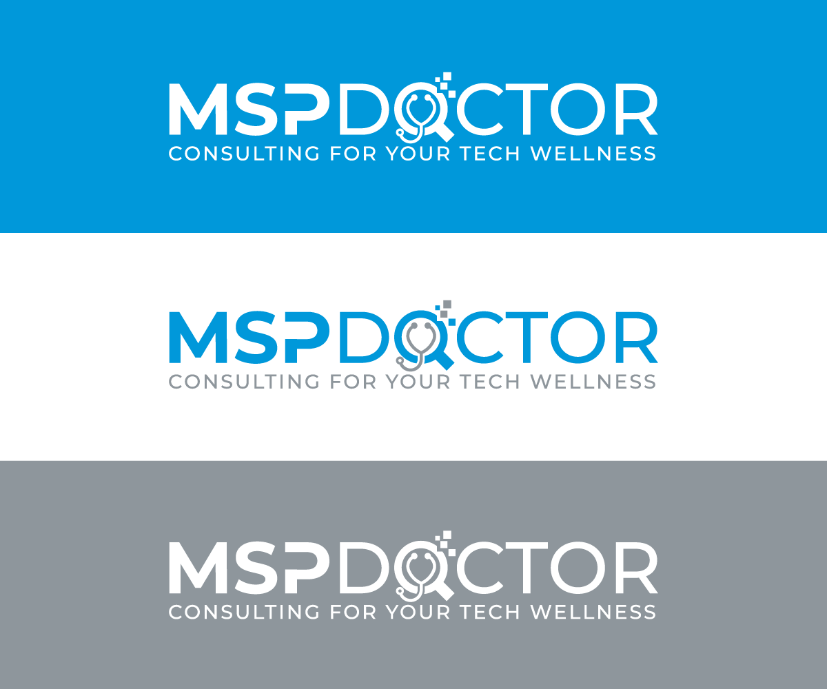 Logo Design by AlphabetZero.co.uk for MSP Doctor | Design #34321070