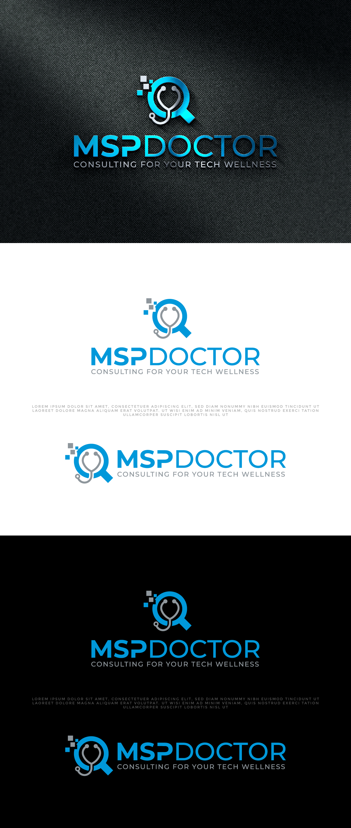 Logo Design by AlphabetZero.co.uk for MSP Doctor | Design #34321073