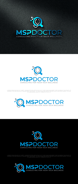 Logo Design by AlphabetZero.co.uk for MSP Doctor | Design: #34321073