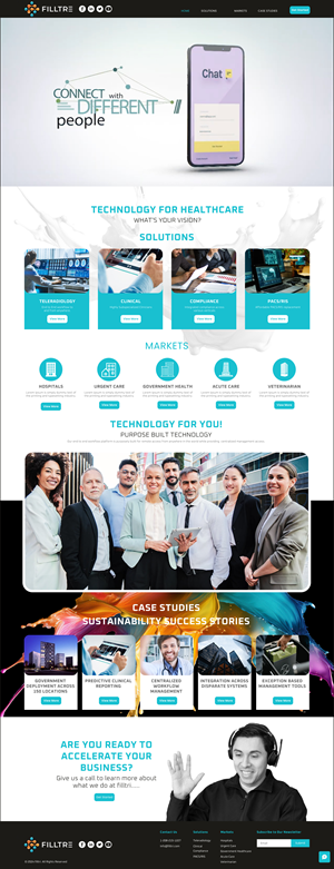 Web Design par MarkoE pour RADNOW, LLC | Design #34347461