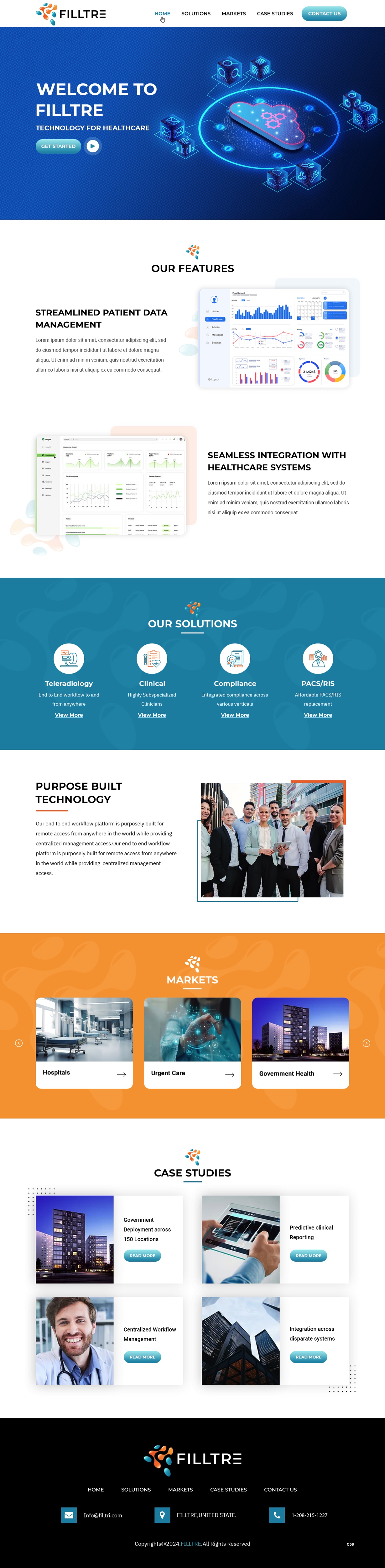 Web Design by pb for RADNOW, LLC | Design #34330783