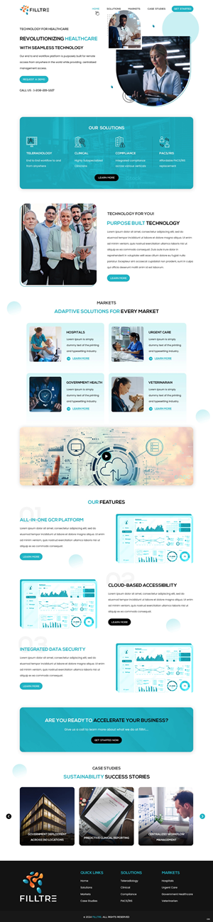 Web Design by pb for RADNOW, LLC | Design: #34330786
