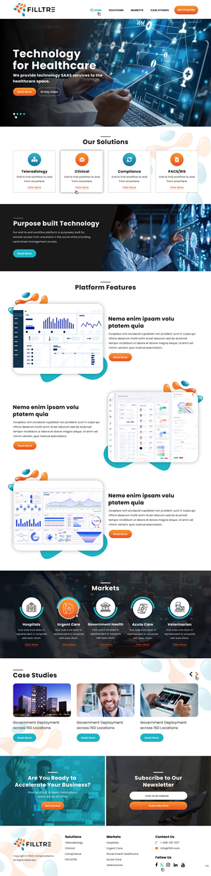 Web Design par pb pour RADNOW, LLC | Design #34344786
