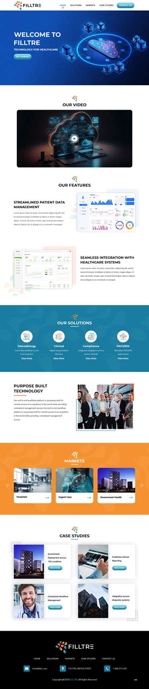 Web Design by pb for RADNOW, LLC | Design: #34369141