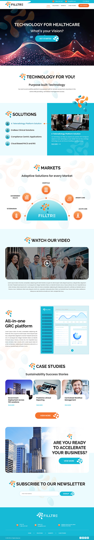 Web Design by Creations Box 2015 for RADNOW, LLC | Design: #34334641
