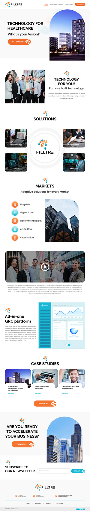 Web Design by Creations Box 2015 for RADNOW, LLC | Design: #34335151