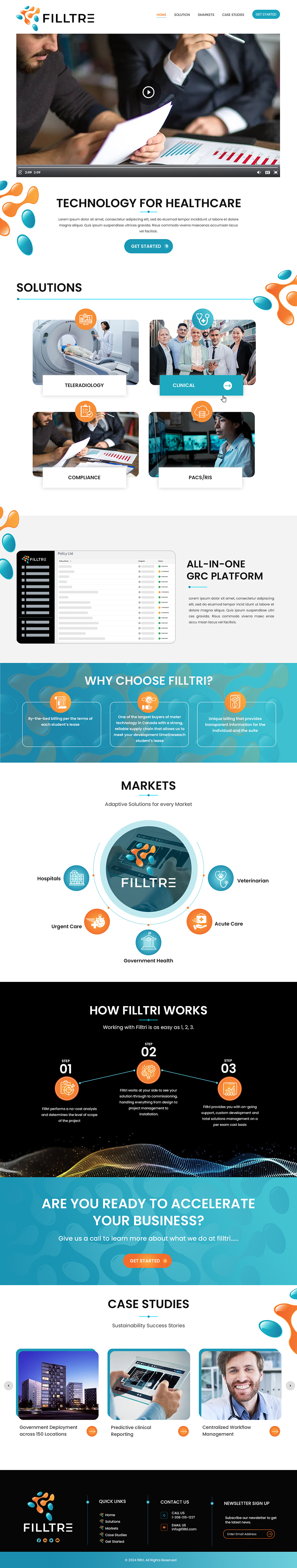Web Design by Creations Box 2015 for RADNOW, LLC | Design #34337536