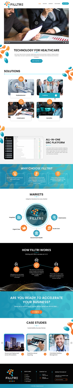 Web Design by Creations Box 2015 for RADNOW, LLC | Design: #34337536