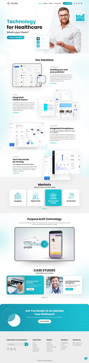 Web Design by nzdesigners for RADNOW, LLC | Design: #34339112