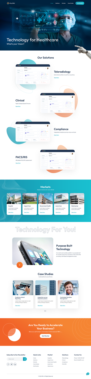Web Design par nzdesigners pour RADNOW, LLC | Design #34339113