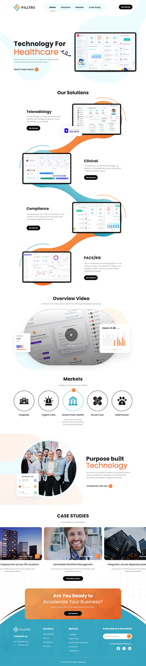 Web Design by nzdesigners for RADNOW, LLC | Design: #34339115