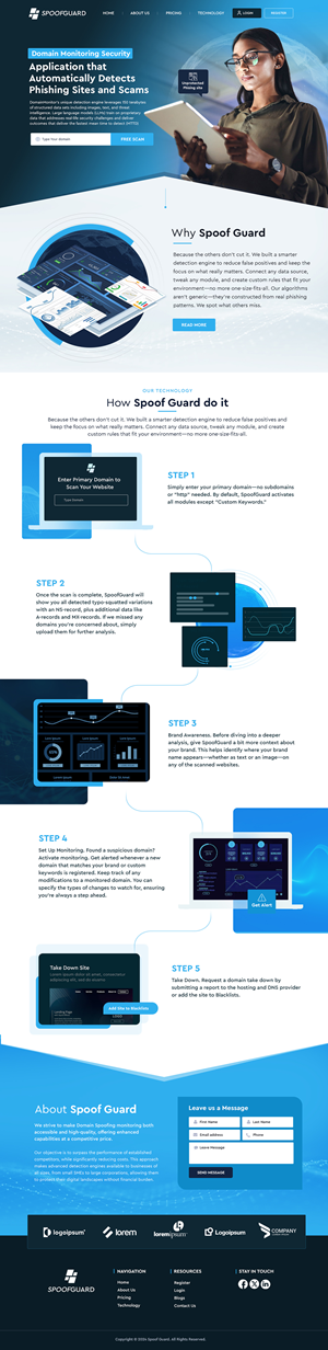 Web Design by Blue Sparrow for this project | Design: #34333247
