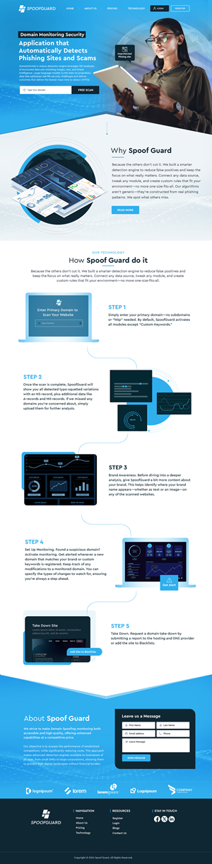 Web Design by Blue Sparrow for this project | Design: #34333248