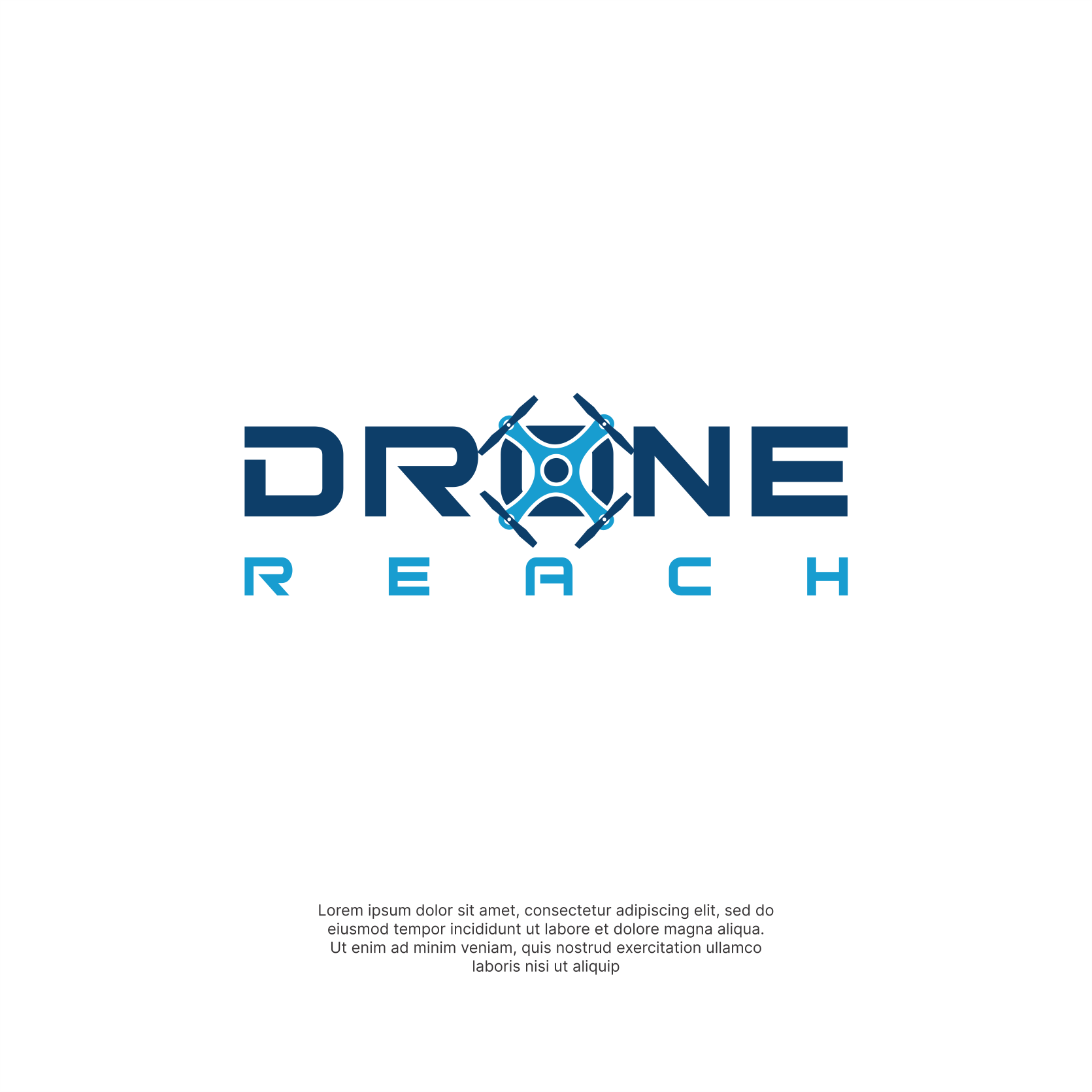 Logo Design by ThiagoB for Drone Reach  | Design #34321215