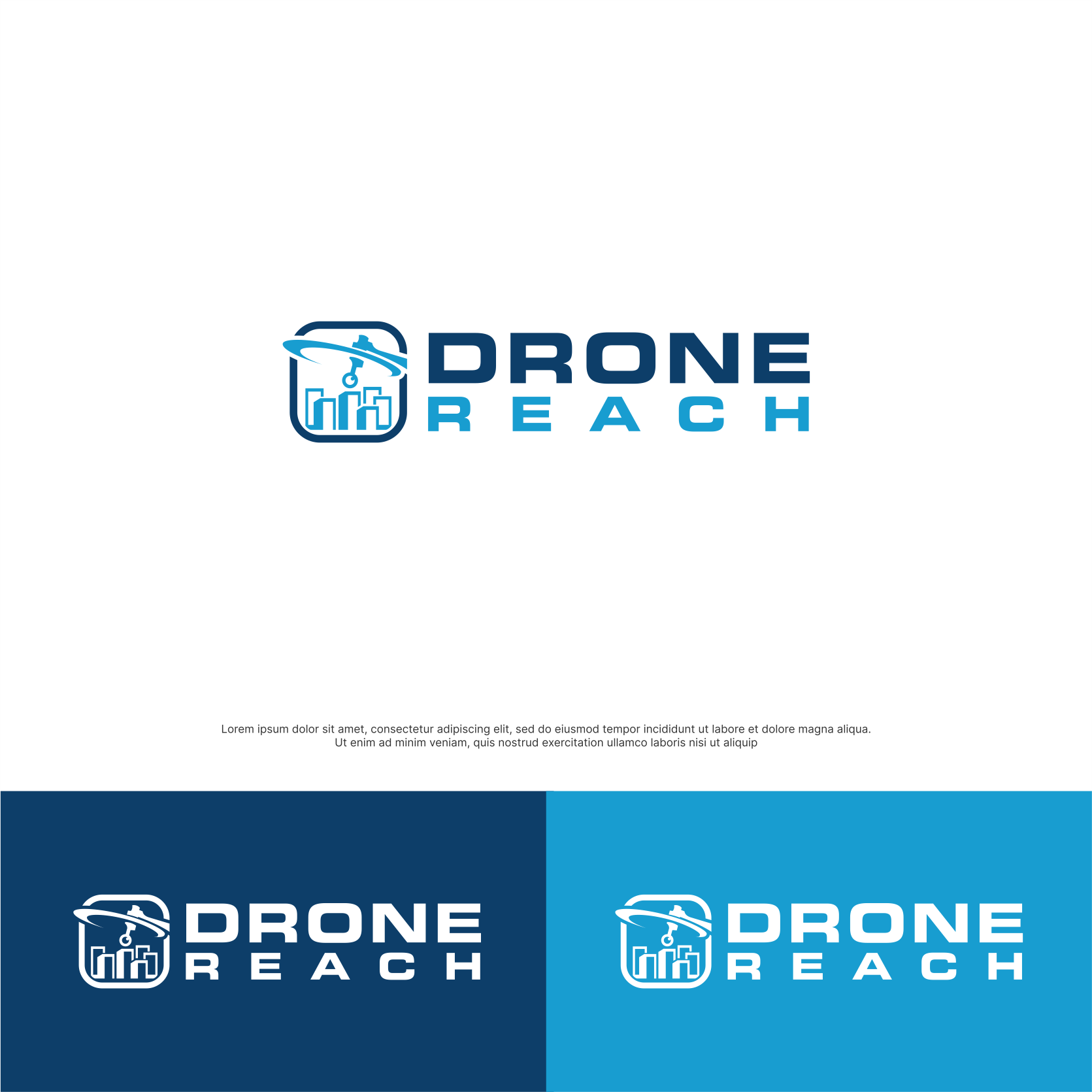 Logo Design by ThiagoB for Drone Reach  | Design #34321218