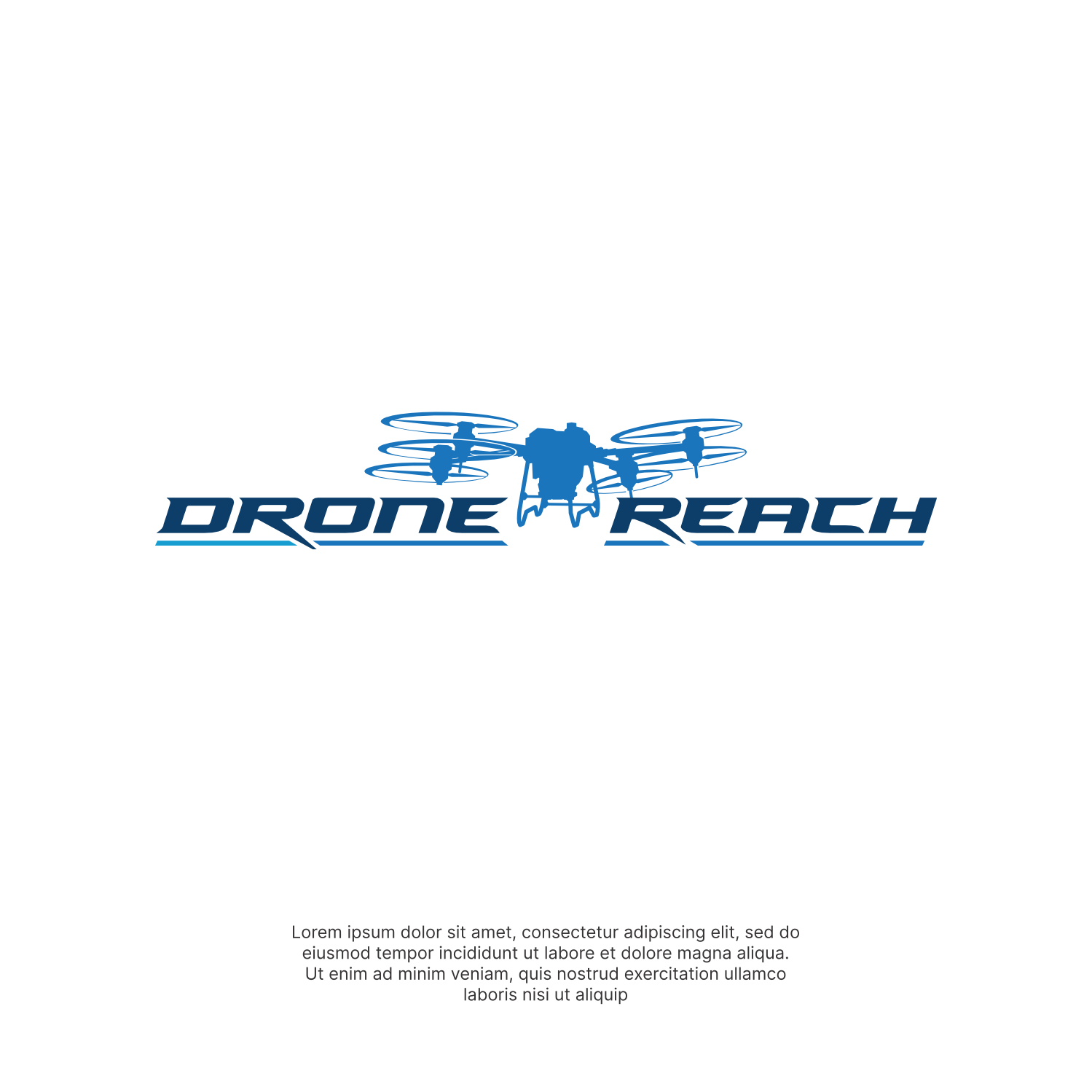 Logo-Design von ThiagoB für Drone Reach  | Design #34612243