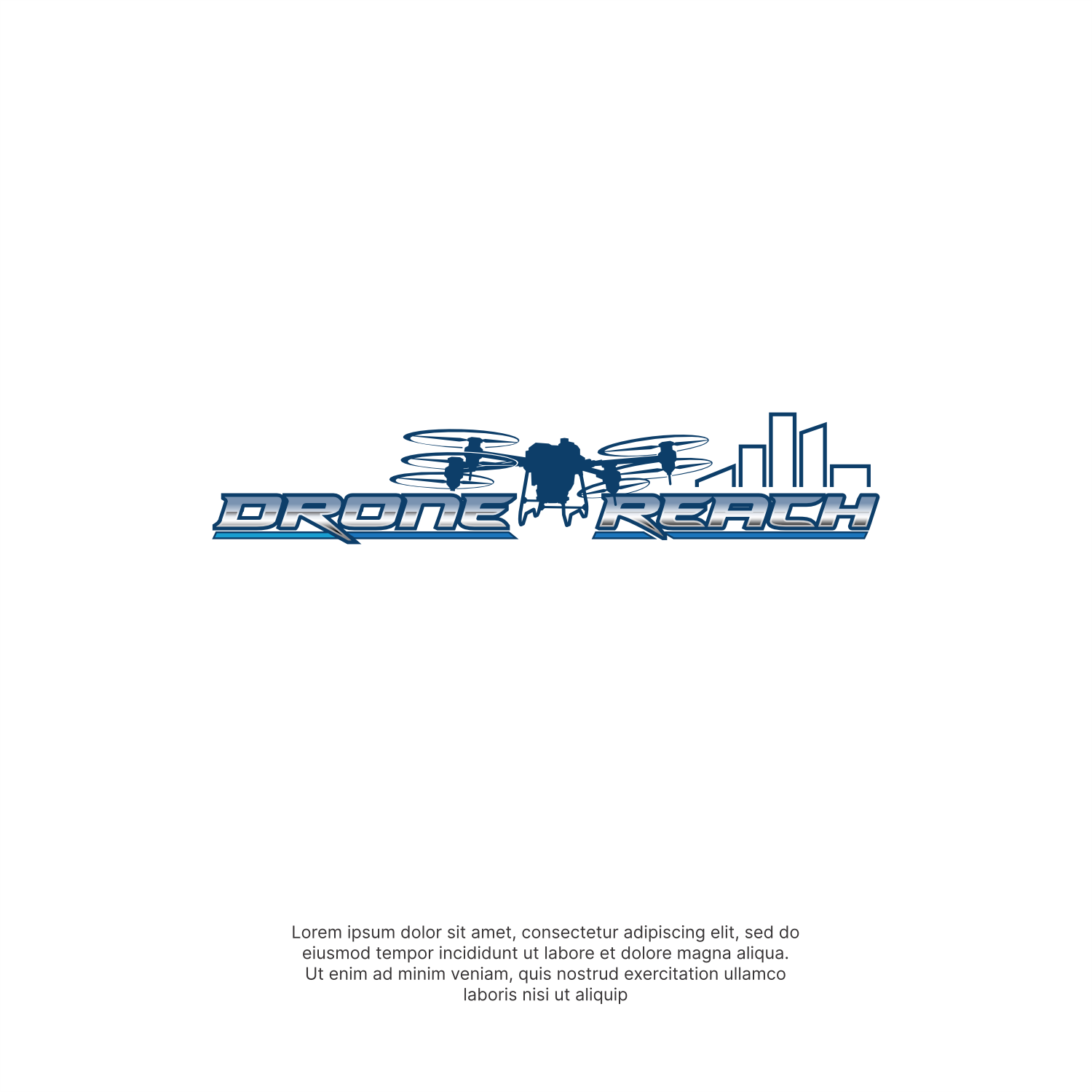 Logo Design by ThiagoB for Drone Reach  | Design #34612250