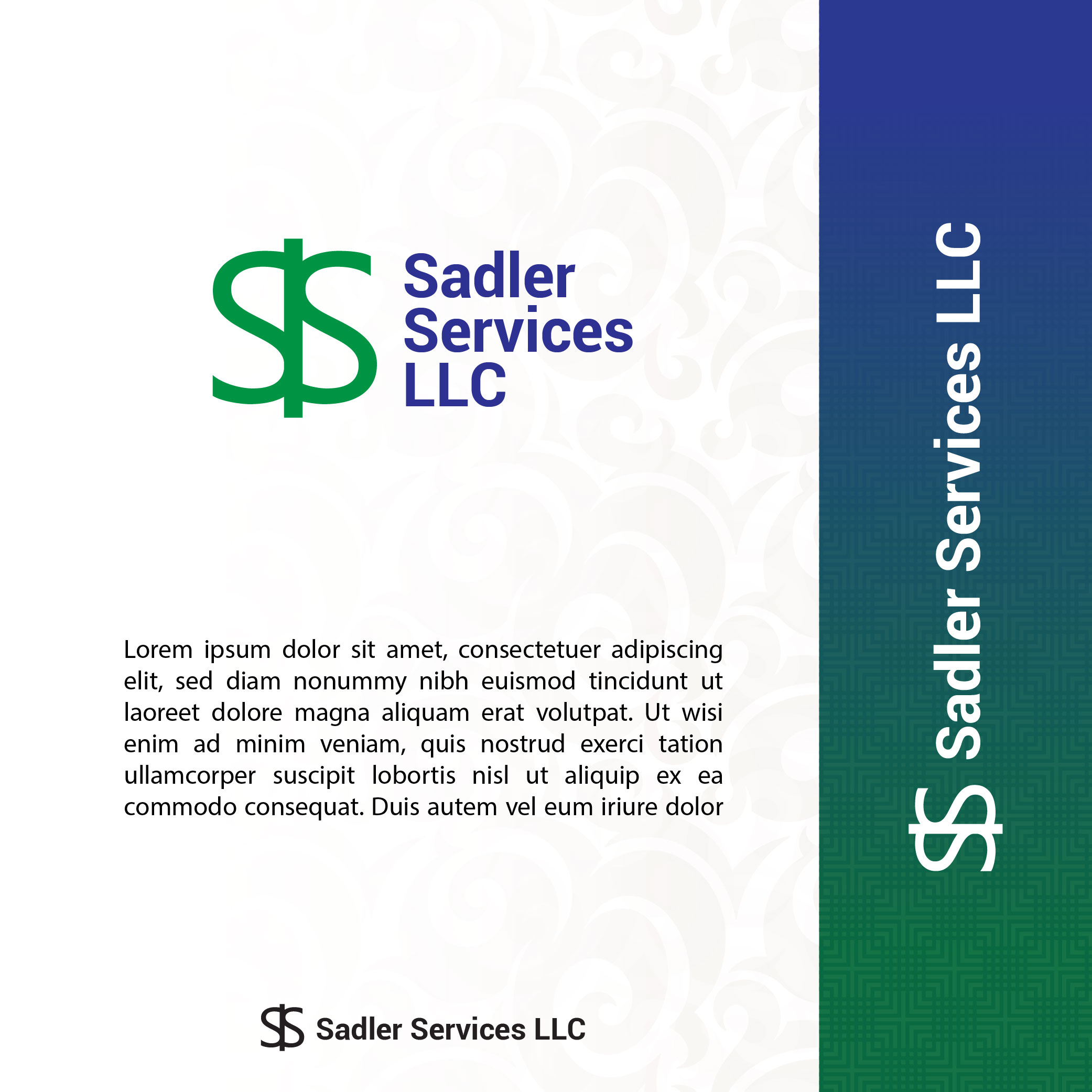 Logo Design by NeilDesign for Sadler Services, LLC | Design #34325046