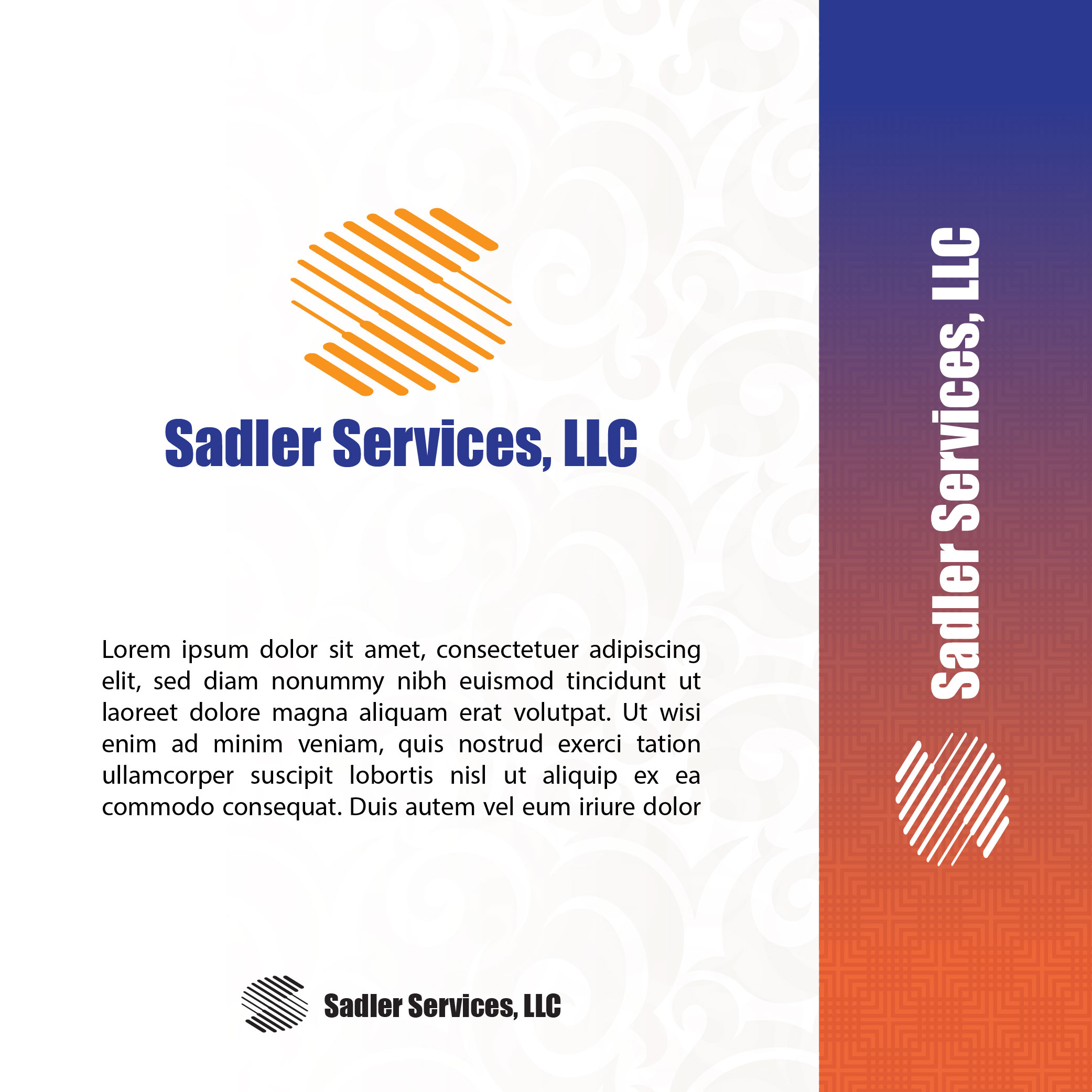 Logo Design by NeilDesign for Sadler Services, LLC | Design #34325048