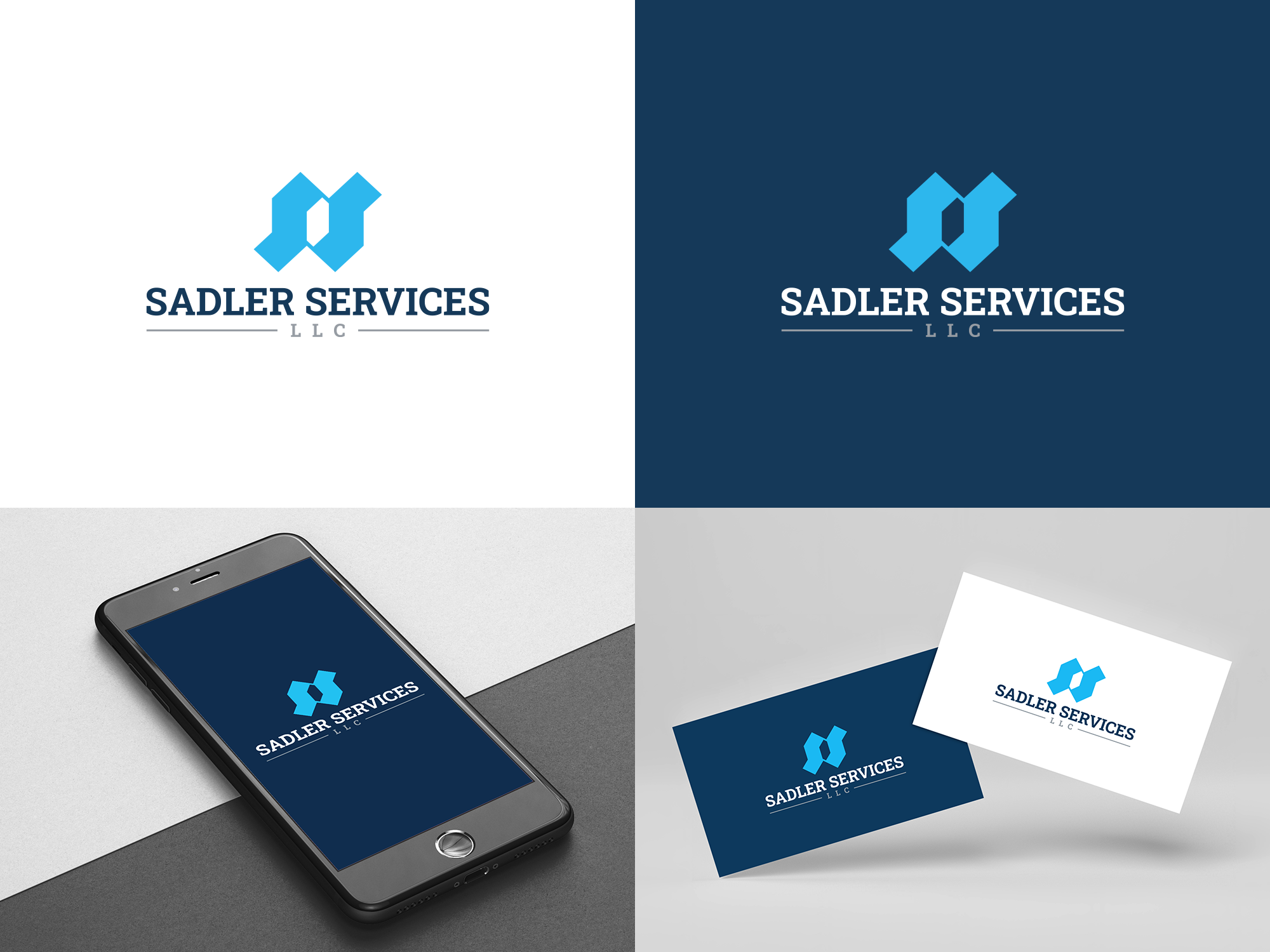 Logo Design by COLOUR CREATIVE for Sadler Services, LLC | Design #34356791