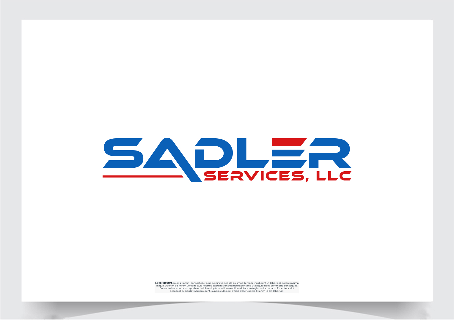 Logo Design by Rahmina for Sadler Services, LLC | Design #34327607