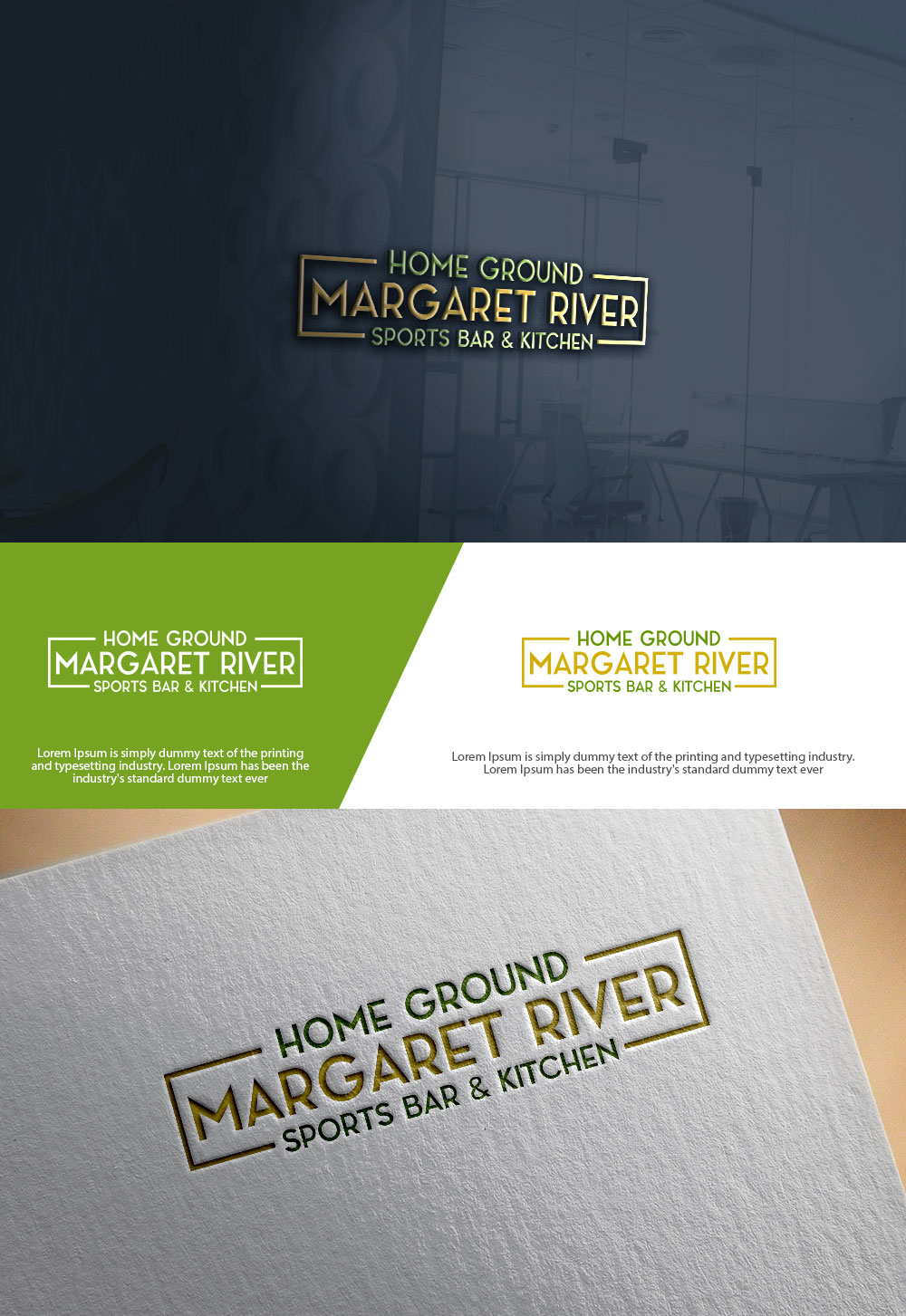 Logo Design by sulemani  creation for Homeground Margaret River | Design #34334281