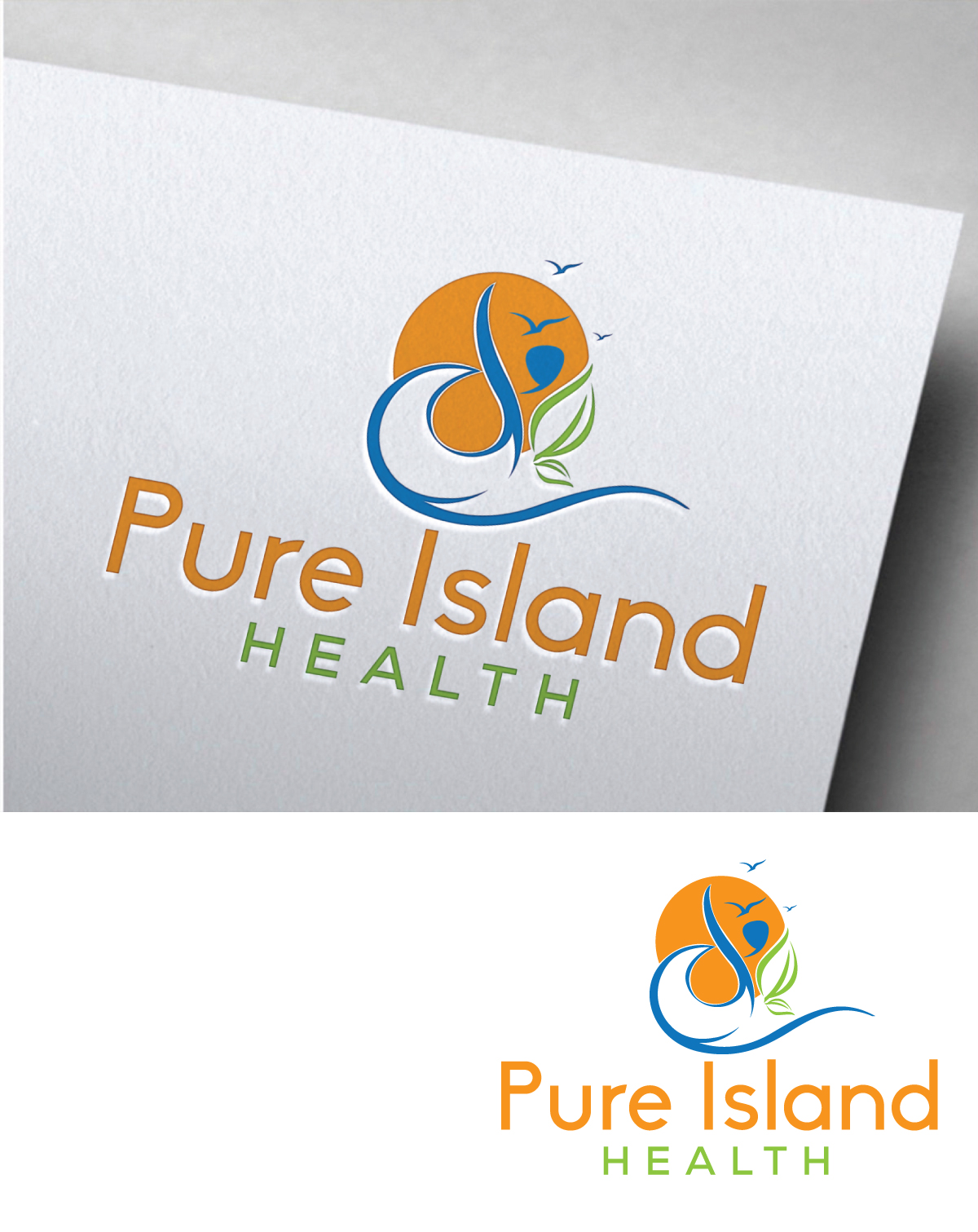 Logo Design by Om Namah Shivay for Pure Island Health | Design #34366942