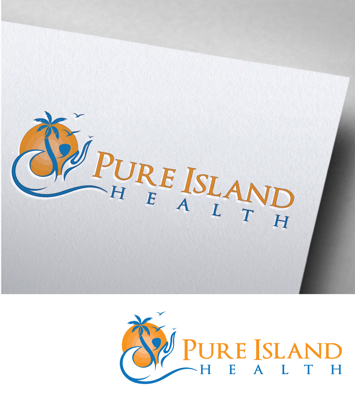 Logo Design by Om Namah Shivay for Pure Island Health | Design #34366943