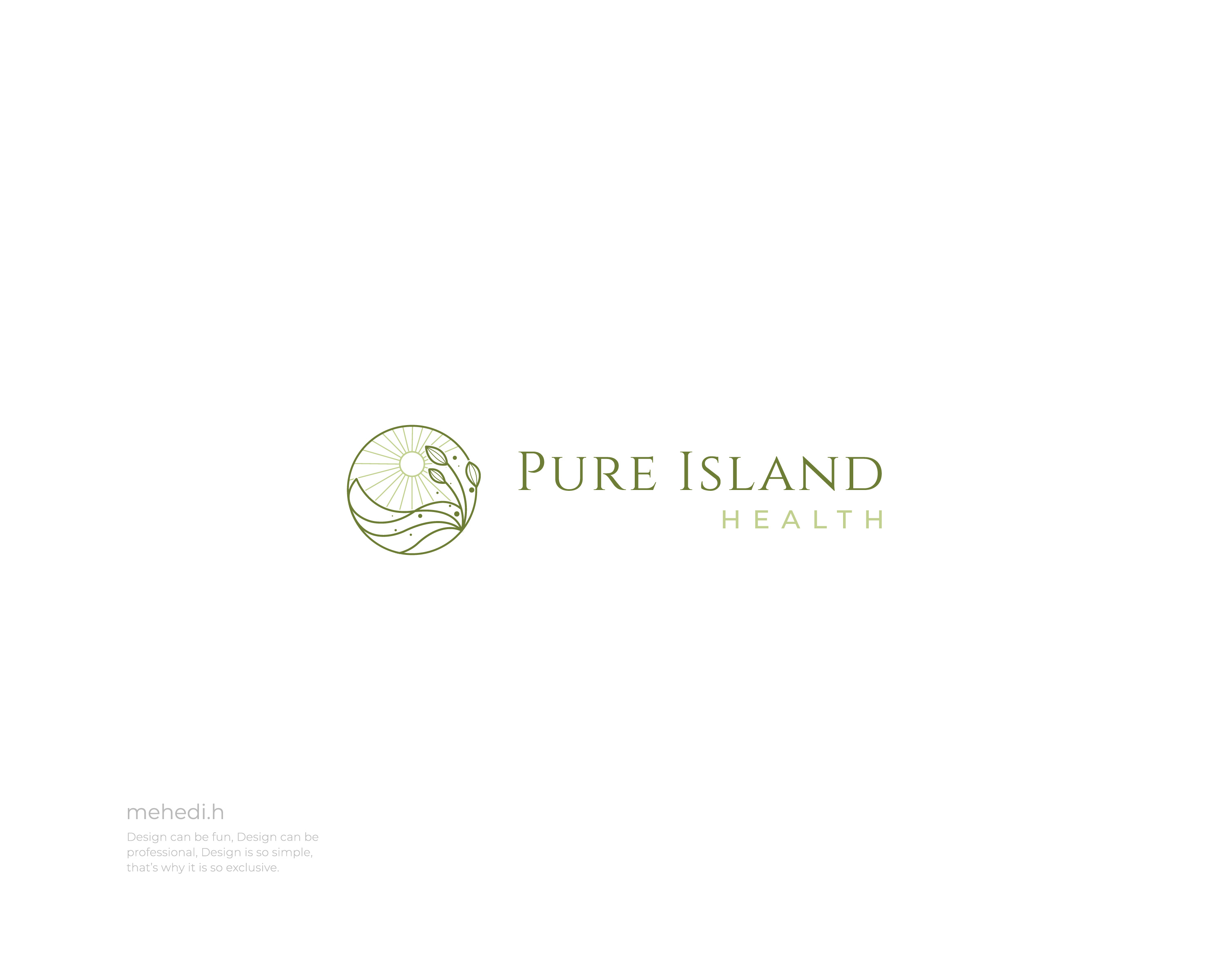 Logo Design by mehedi.h for Pure Island Health | Design #34364743