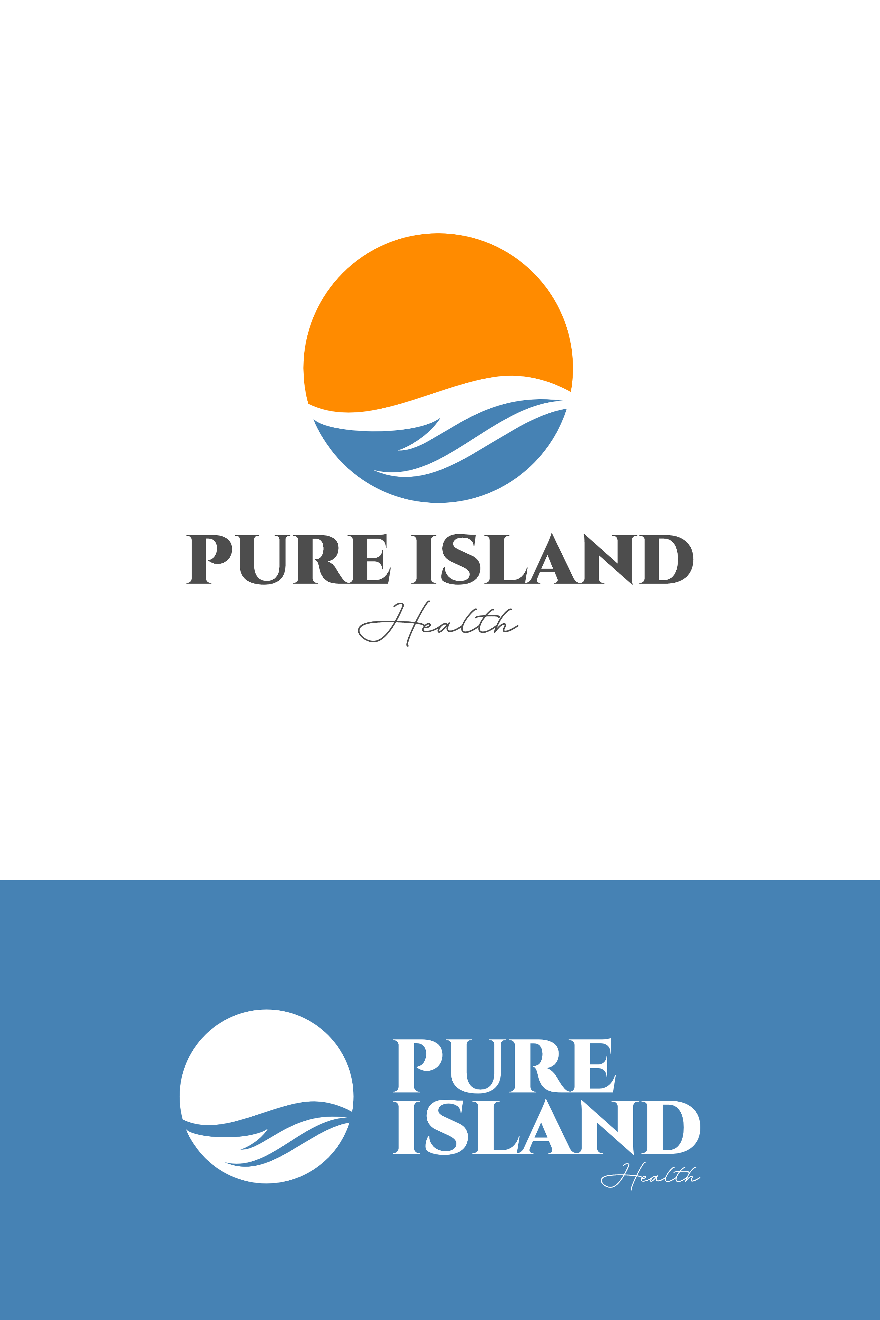 Logo Design by DoppelGanger Studio for Pure Island Health | Design #34365167