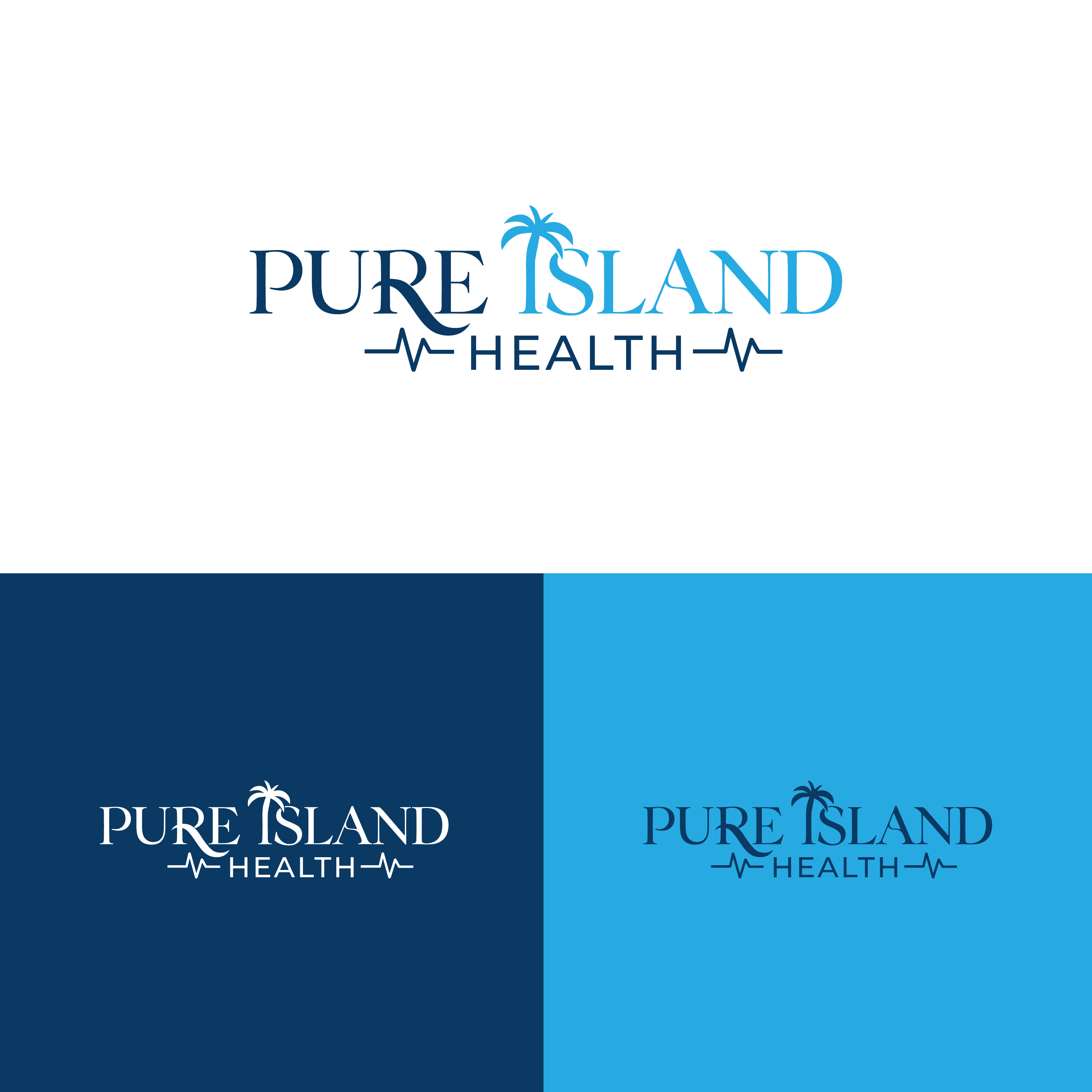 Logo Design by M Art & Design for Pure Island Health | Design #34367517