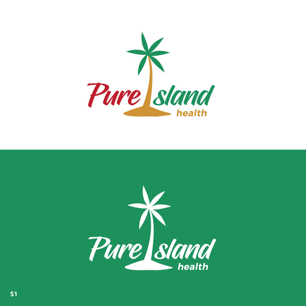 Logo Design by Sujit Banerjee for Pure Island Health | Design #34366755