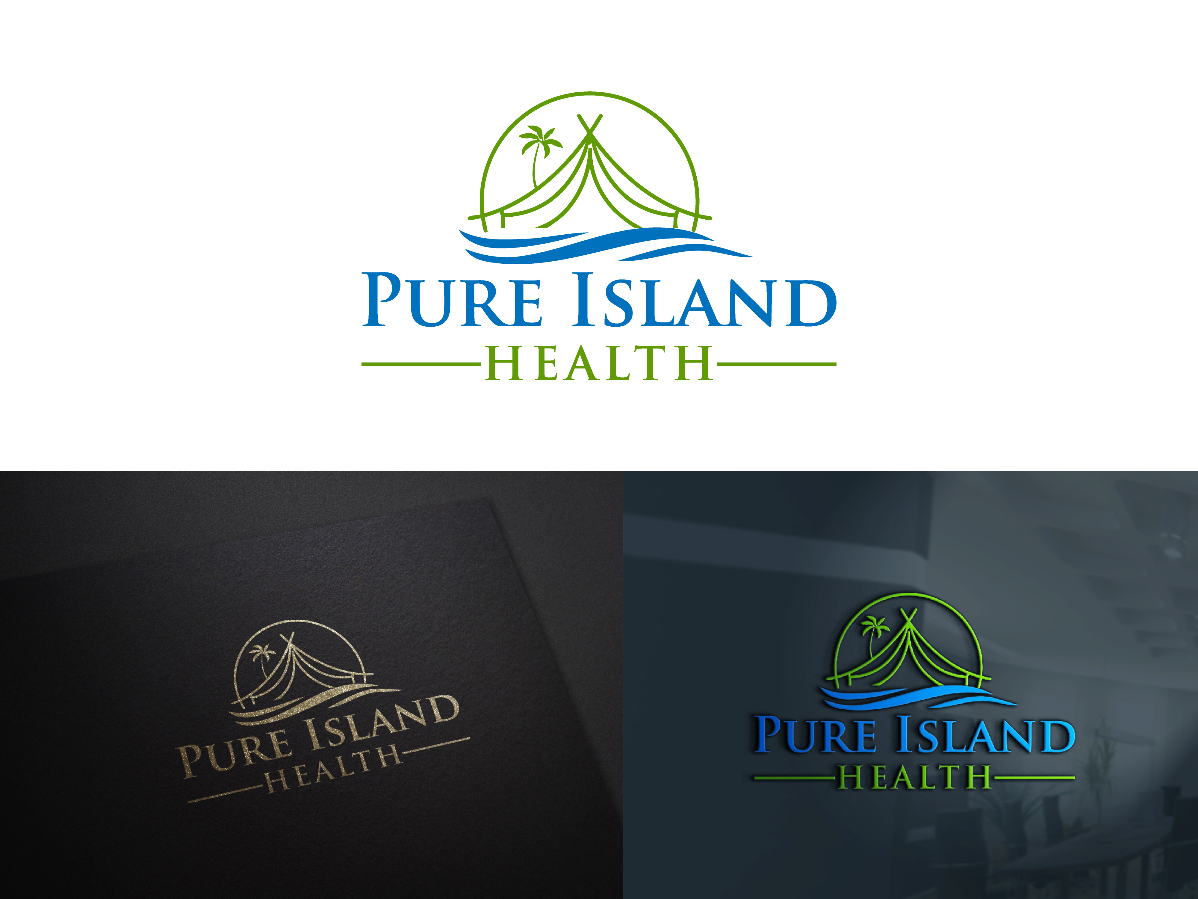 Logo Design by Hieroglyphics for Pure Island Health | Design #34395956
