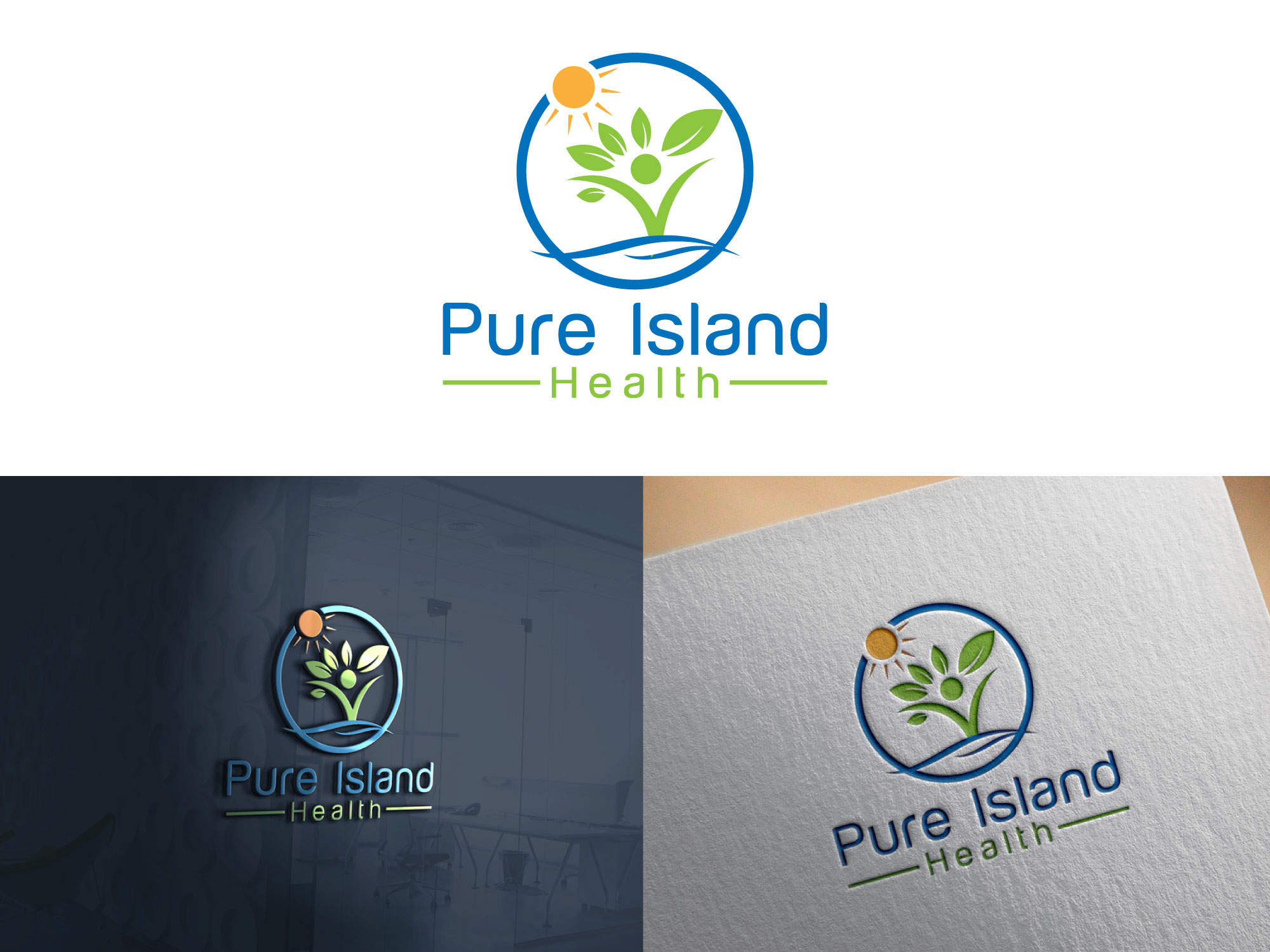 Logo Design by Kontab for Pure Island Health | Design #34368815