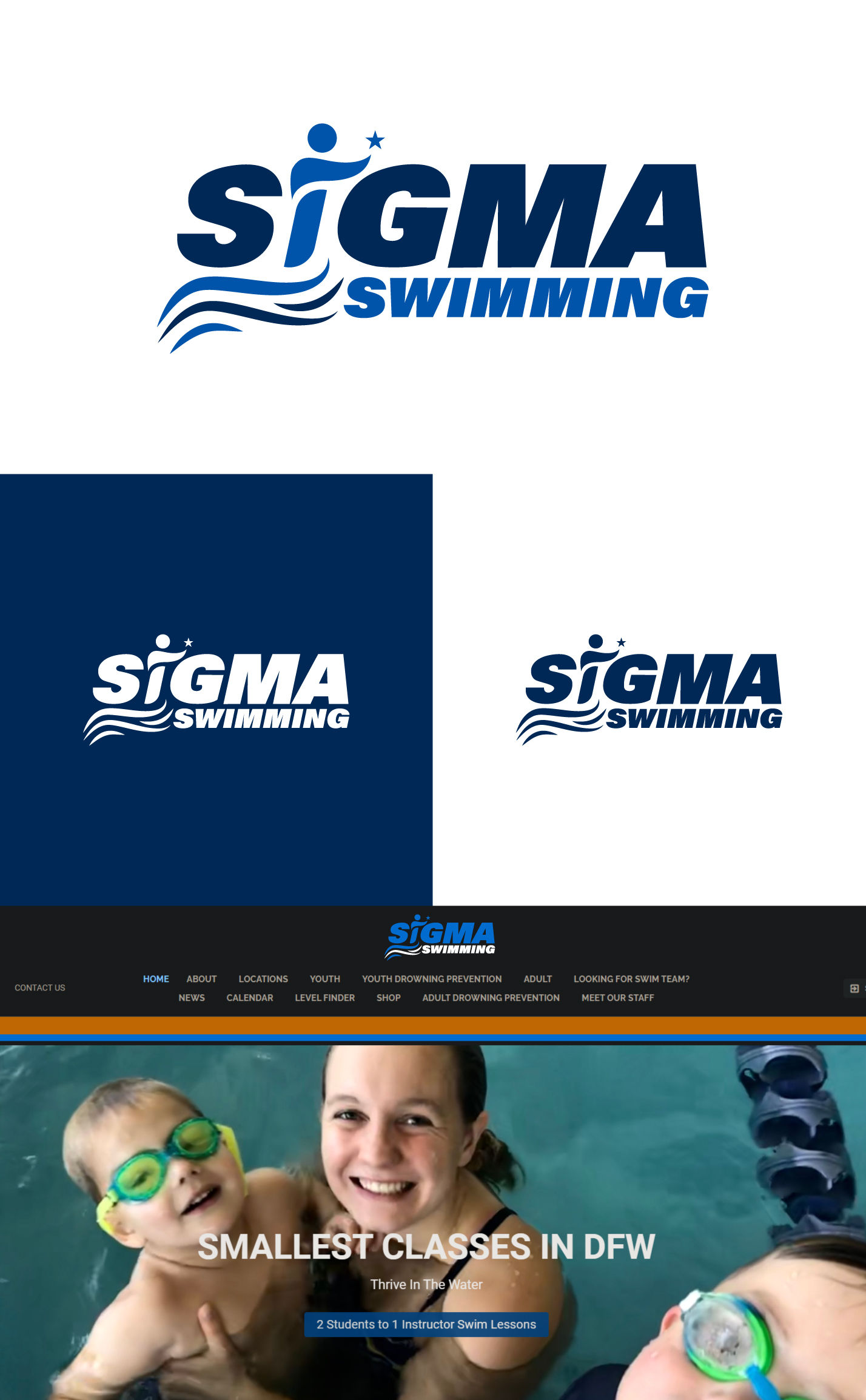 Logo Design by DesignPack for Sigma Swimming | Design #34371356