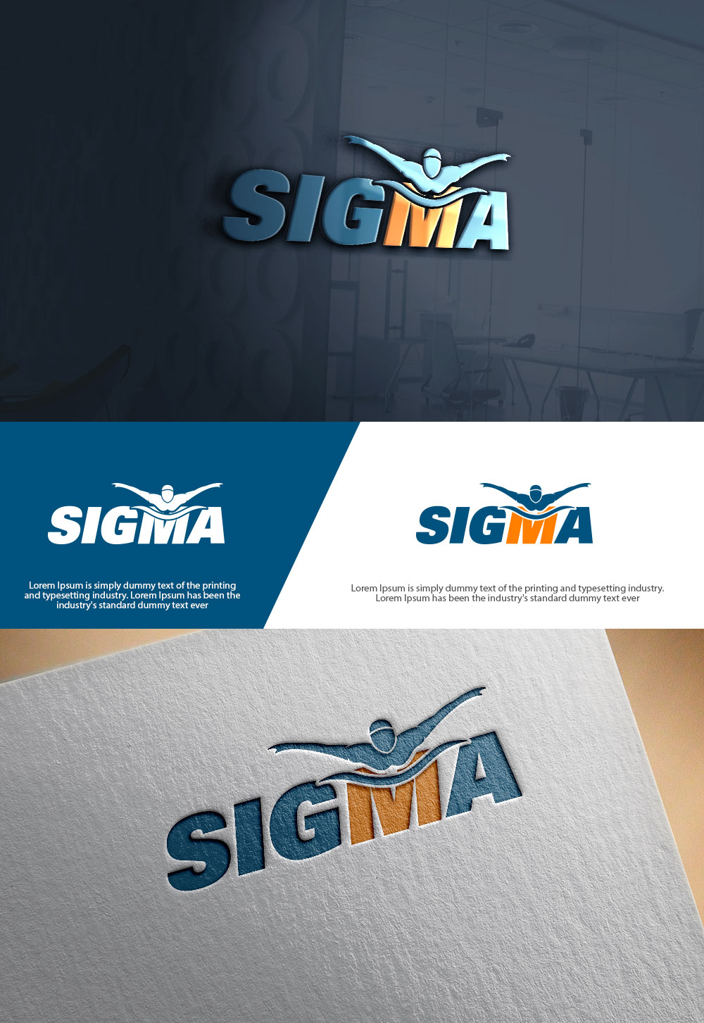 Logo Design by sulemani  creation for Sigma Swimming | Design #34334543