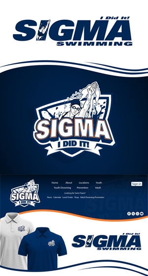 Logo Design by JKYCreative for Sigma Swimming | Design #34364673