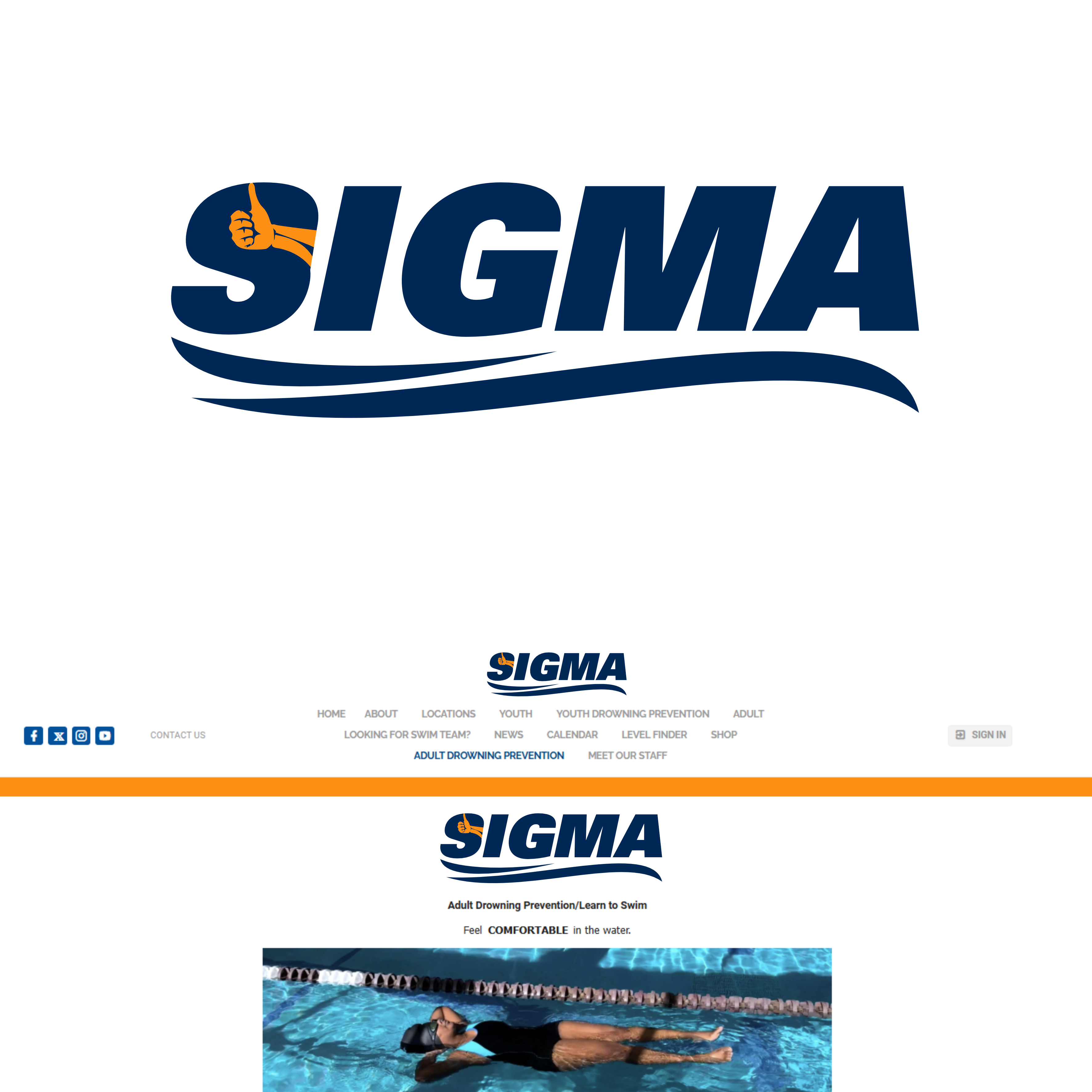 Logo Design by MasMasDesign for Sigma Swimming | Design #34343435