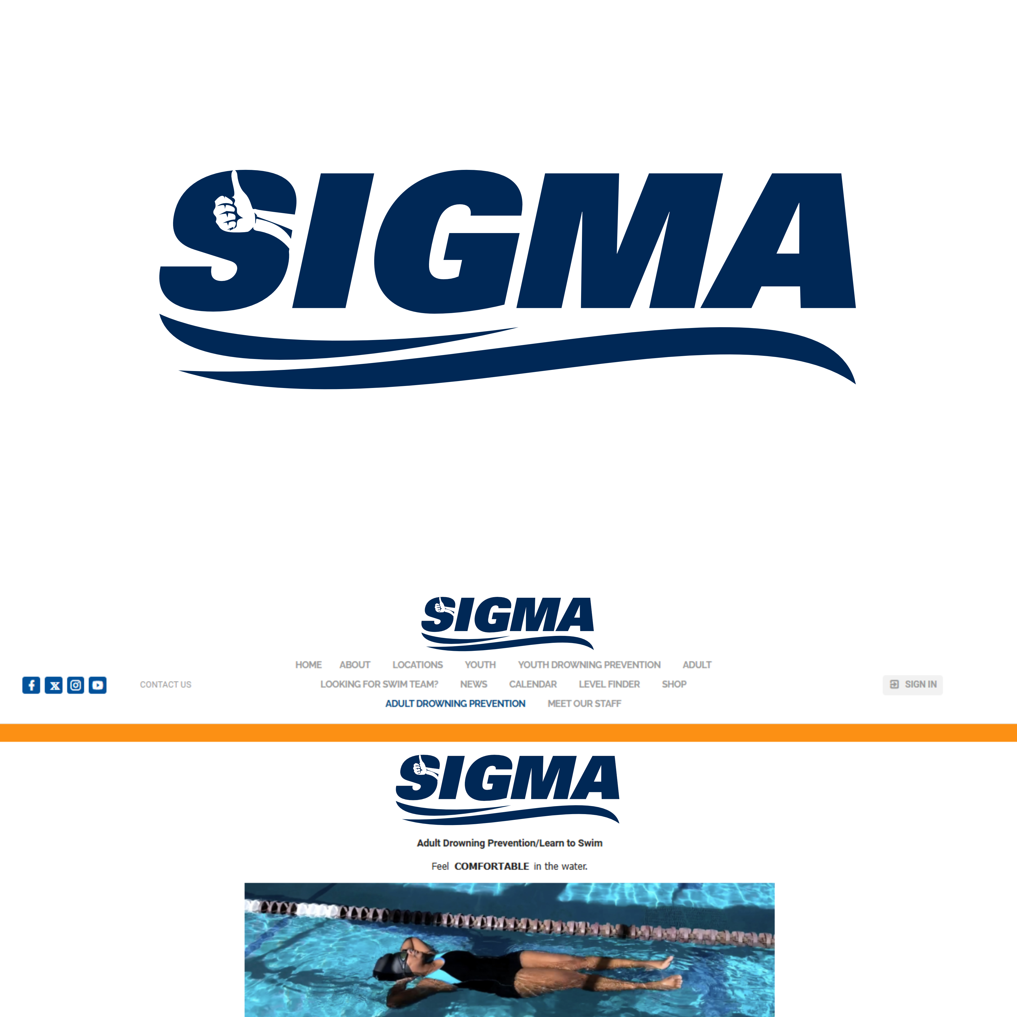 Logo Design by MasMasDesign for Sigma Swimming | Design #34343437