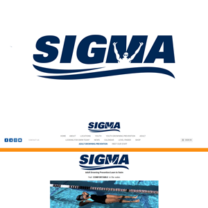Logo Design by MasMasDesign for Sigma Swimming | Design: #34344801