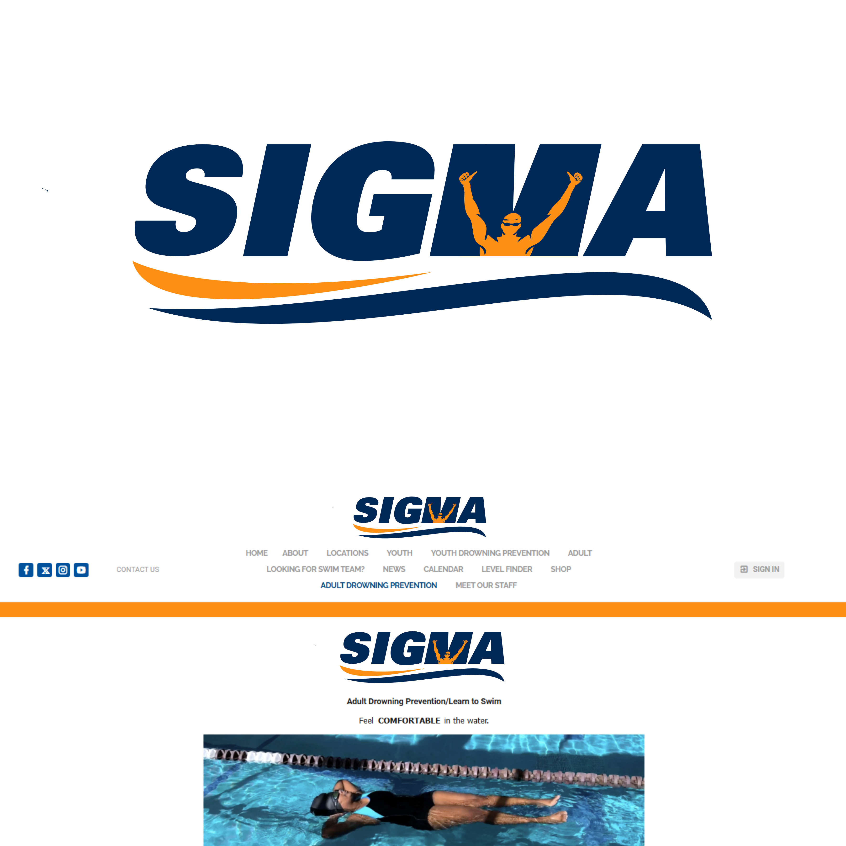 Logo Design by MasMasDesign for Sigma Swimming | Design #34344804