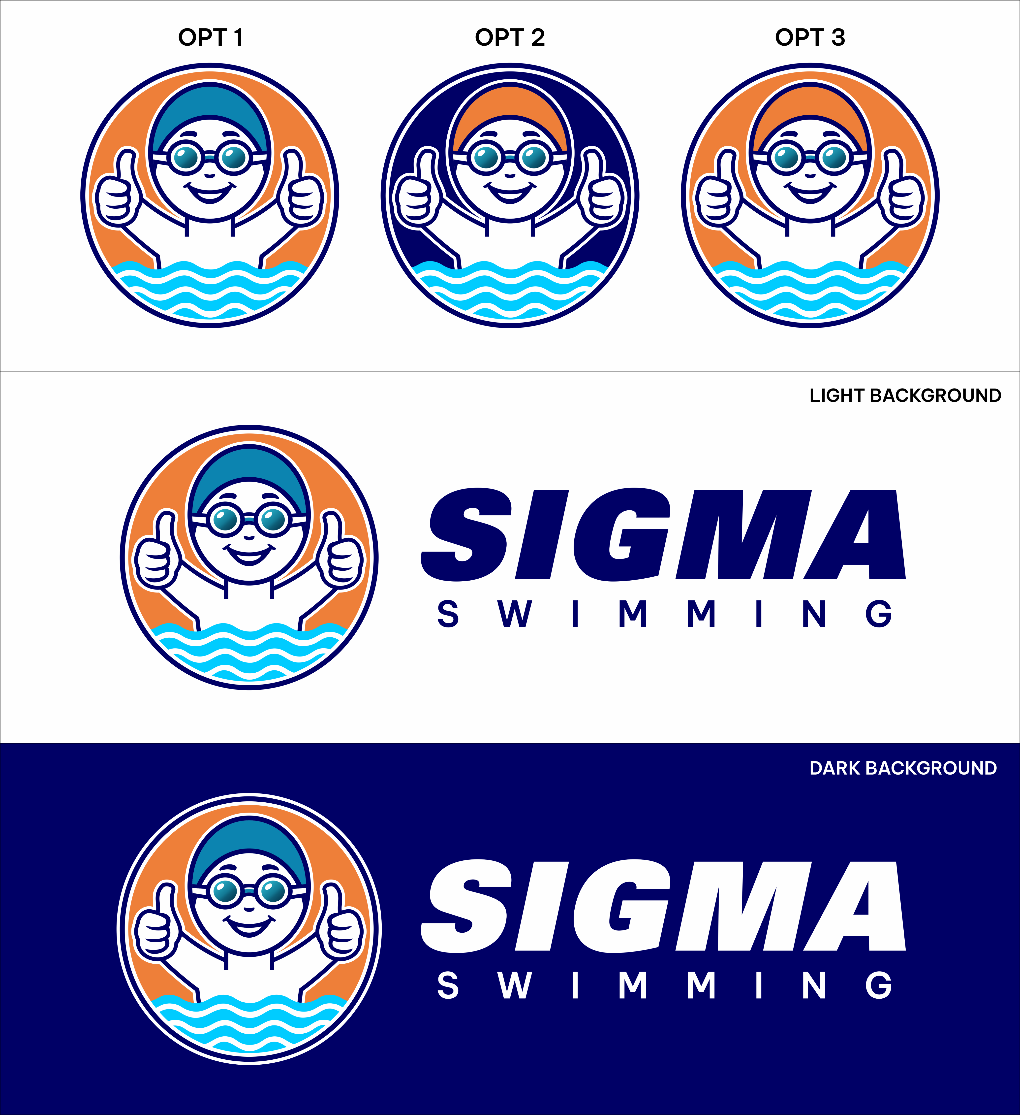 Logo Design by MALIK CREATIVE MEDIA for Sigma Swimming | Design #34355051