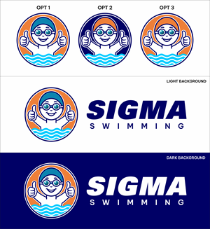 Logo Design by MALIK CREATIVE MEDIA for Sigma Swimming | Design: #34355051