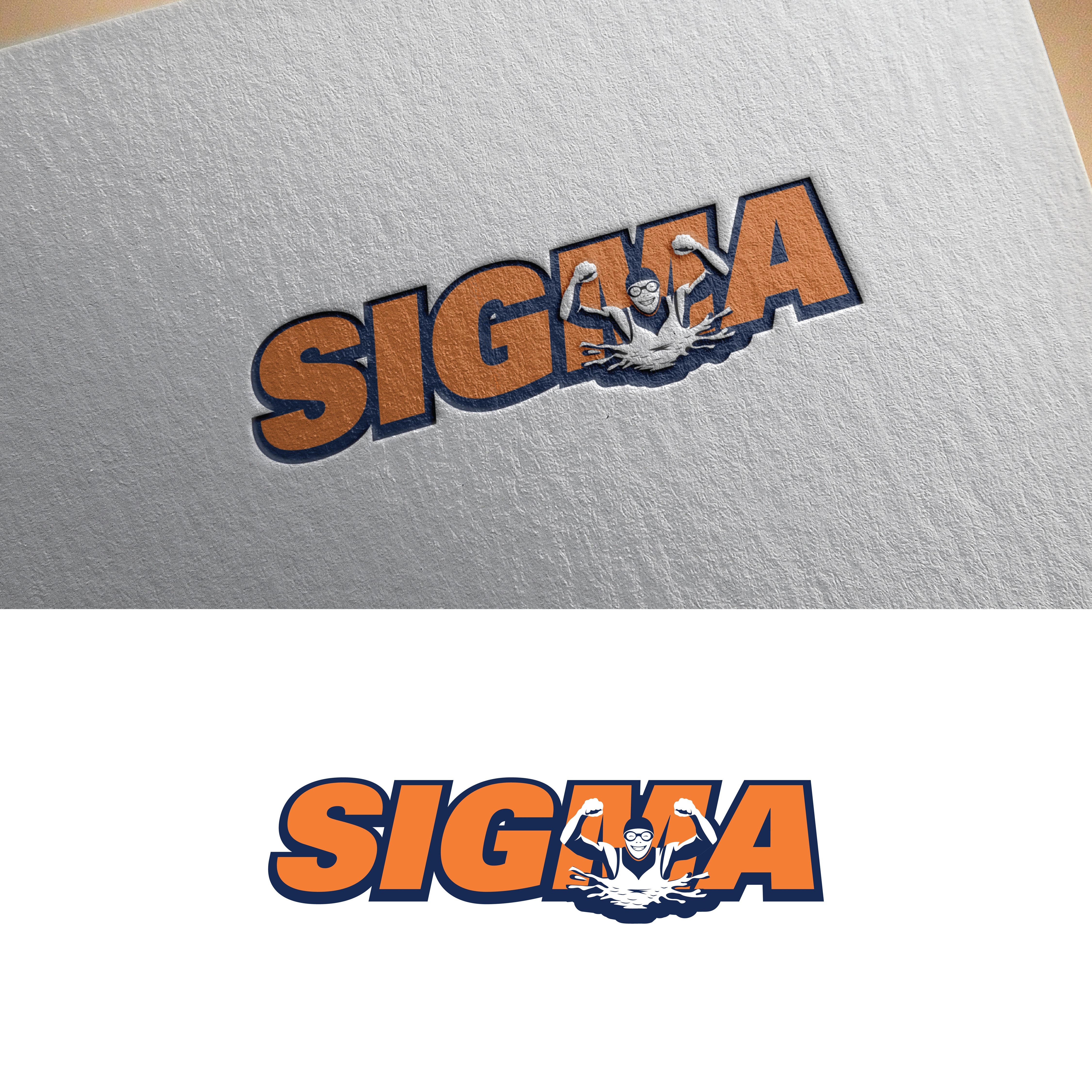 Logo Design by Maxo-Biz for Sigma Swimming | Design #34373571
